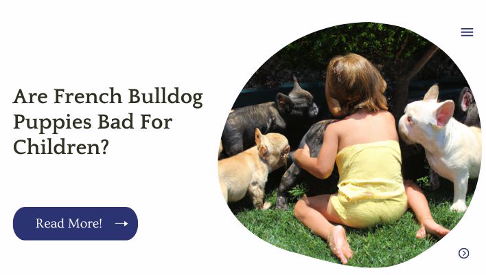 Are French Bulldog Puppies Bad For Children?