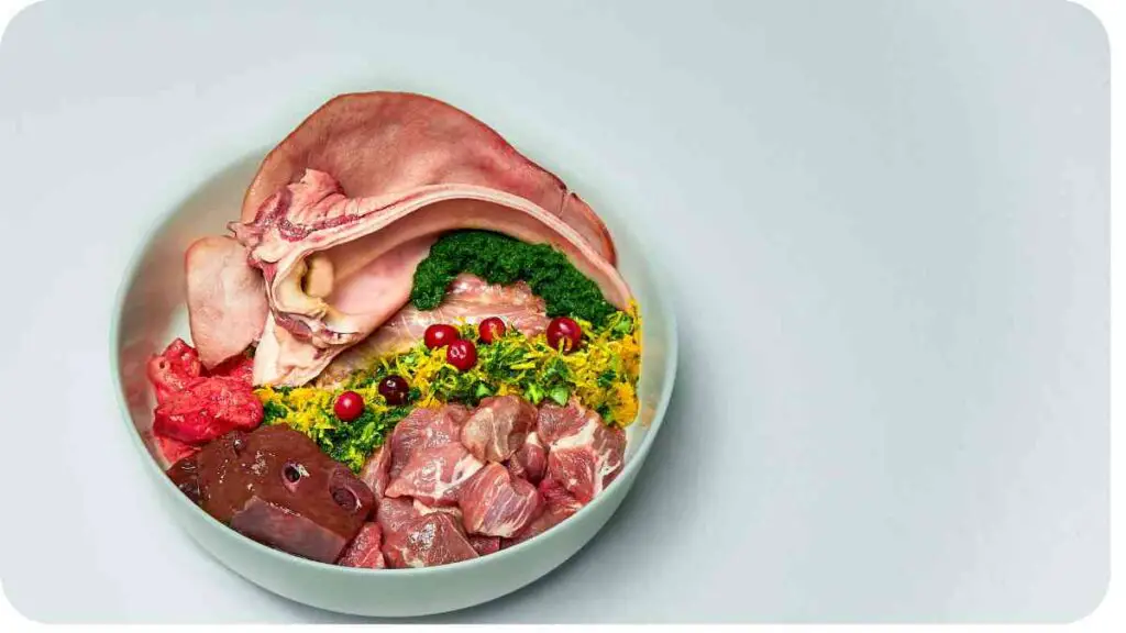 an image of meat and vegetables in a bowl